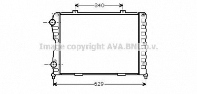 AVA QUALITY COOLING ala2089 -  Радиатор, охлаждение двигателя